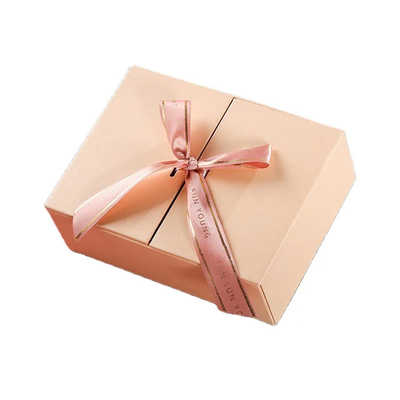 Thẻ mời đám cưới cao cấp hộp quà bìa với cửa mở đôi hộp đóng gói mỹ phẩm